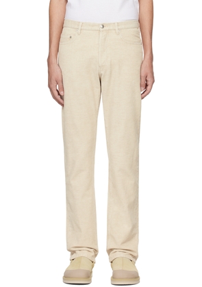 A. P.C. Off-White Standard Trousers