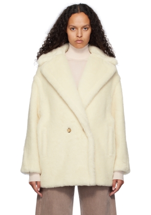 Max Mara White Olga Coat