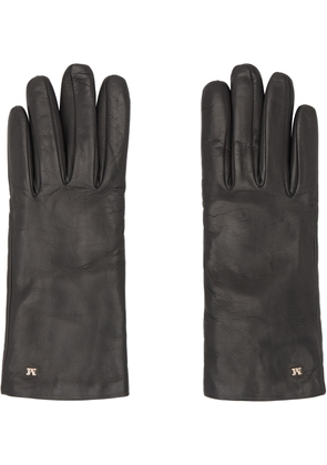 Max Mara Gray Splato Gloves