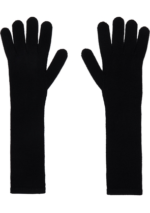 Max Mara Black Mmjock Gloves