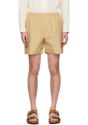 AURALEE Beige Vent Shorts
