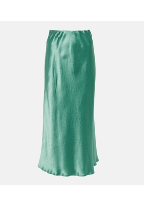 Max Mara Blando satin slip skirt