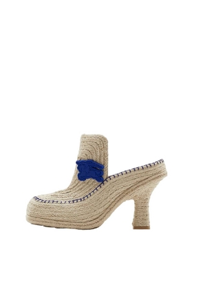 Burberry Highland Woven Cord Mules