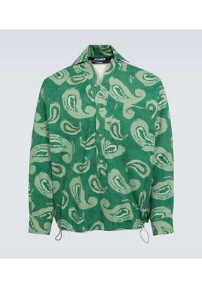 Jacquemus La Chemise Simon paisley cotton shirt