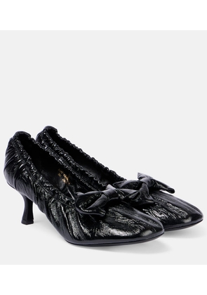 Acne Studios Bow-detail leather pumps