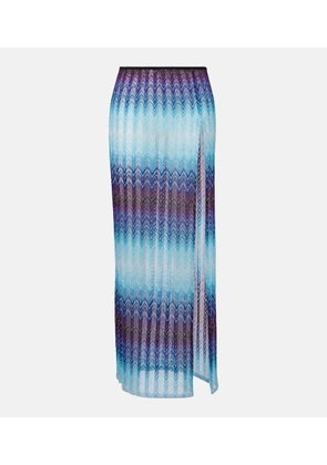 Missoni Zig Zag lamÃ© maxi skirt