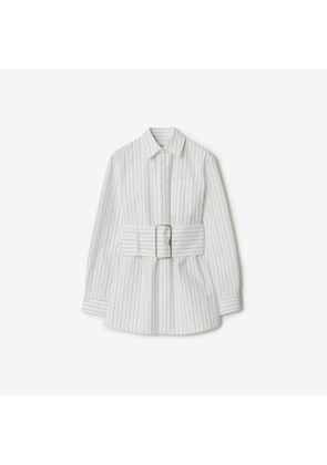Burberry Regular Fit Striped Cotton Shirt