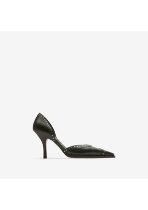 Burberry Studded Leather Bird Pumps