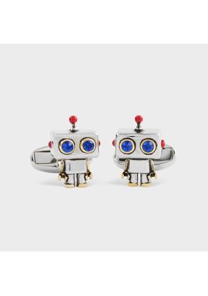 Paul Smith Red and Blue Robot Cufflinks