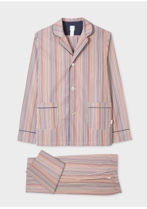 Paul Smith 'Signature Stripe' Cotton Pyjama Set Multicolour