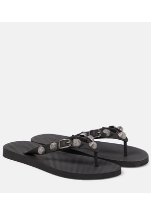 Balenciaga Cagole embellished thong sandals