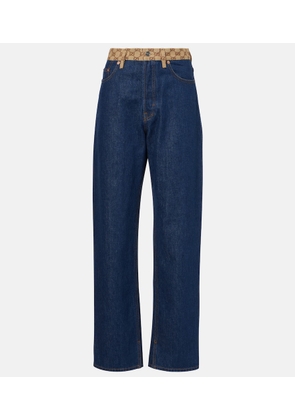Gucci Mid-rise straight jeans