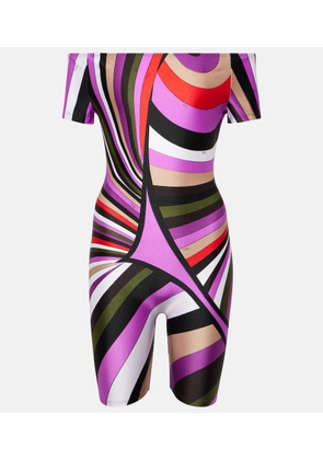 Pucci Iride off-shoulder romper