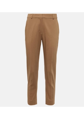 Max Mara Lince cropped cotton straight pants