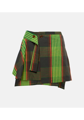 Vivienne Westwood Meghan tartan cotton and linen kilt