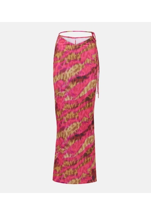 Bananhot Gigi printed maxi skirt