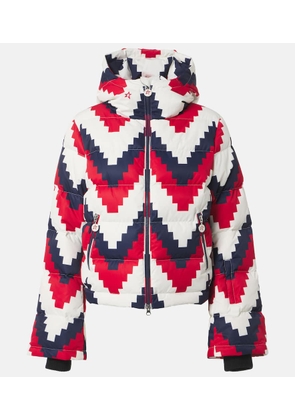 Perfect Moment Polar Flare chevron down ski jacket