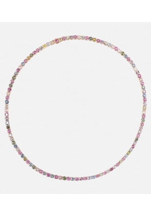 Bucherer Fine Jewellery Essentials RiviÃ¨re 18kt rose gold necklace with sapphires