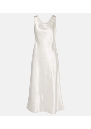 Max Mara Talete satin midi dress