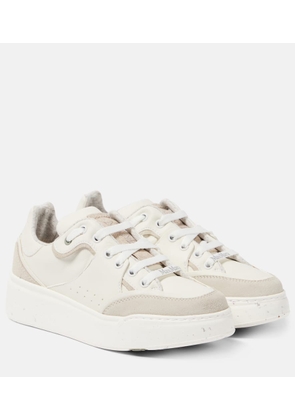 Max Mara ActiveGreen leather sneakers