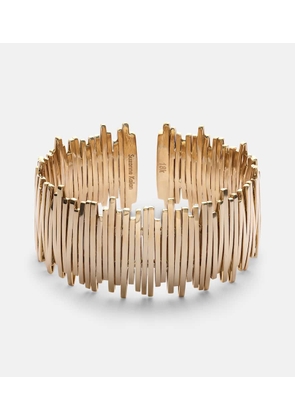 Suzanne Kalan Jagged 18kt gold bangle