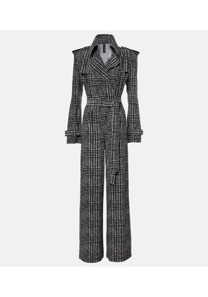 Norma Kamali Plaid jumpsuit