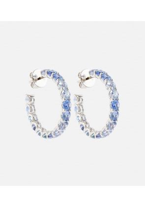 Bucherer Fine Jewellery Pastello 18kt white gold earrings with sapphires