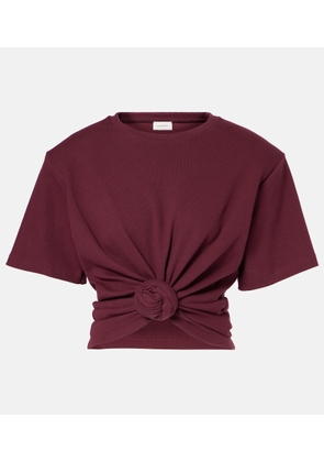 Magda Butrym Cotton-blend jersey T-shirt