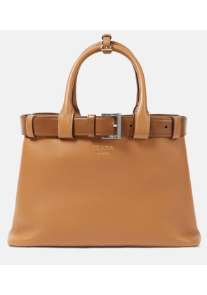 Prada Prada Buckle Medium leather tote bag