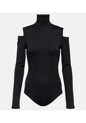 Wolford Off-shoulder virgin wool bodysuit