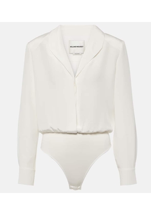 Roland Mouret Silk satin bodysuit