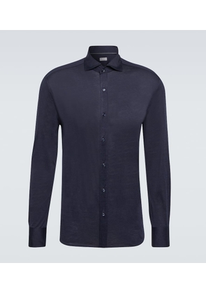 Brunello Cucinelli Silk and cotton shirt