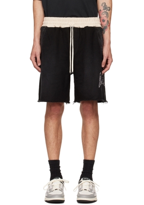 AMIRI Black Vintage Collegiate Shorts