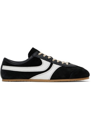 Dries Van Noten Black Suede Sneakers