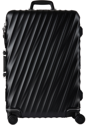 Tumi Black Short Trip Checked Suitcase