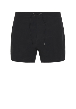 Saint Laurent Swim Short in Black - Black. Size L (also in XL/1X).