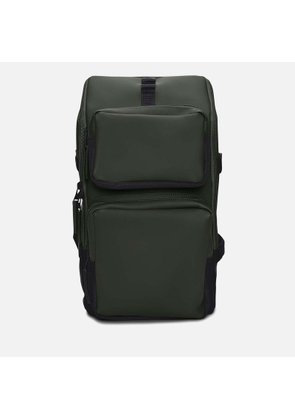 RAINS Trail Coated Matte-Shell Cargo Backpack