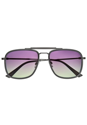 Breed Mens Black Pilot Sunglasses BSG068C2