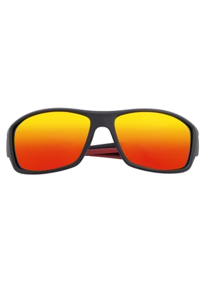 Breed Aquarius Mirror Coating Wrap Mens Sunglasses BSG060RD