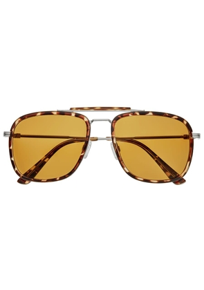 Breed Mens Tortoise Pilot Sunglasses BSG068C3