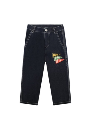 Kenzo Boys Embroidered Logo Denim Jeans