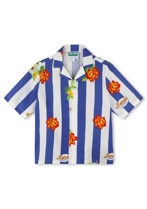 Kenzo Boys Floral-Print Cotton Shirt