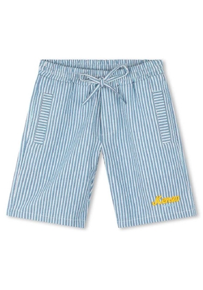 Kenzo Boys Embroidered Logo Striped Shorts