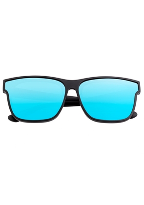 Sixty One Delos Mirror Coating Square Unisex Sunglasses SIXS112BL
