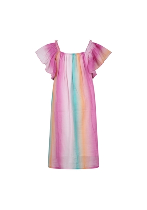 Chloe Girls Square Neck Cotton Dress