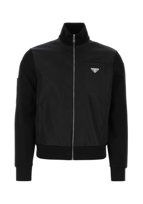 Prada Black Cotton Blend Jacket
