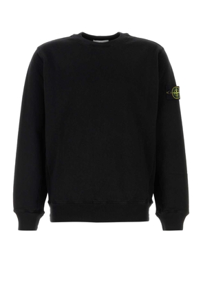 Stone Island Black Cotton Sweatshirt