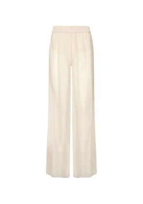 Pinko Palazzo Trousers With Sequins