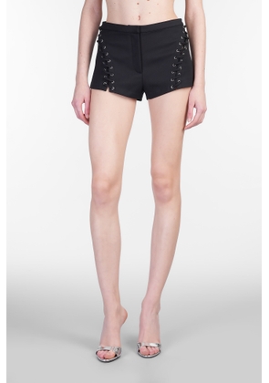Blumarine Shorts In Black Polyamide