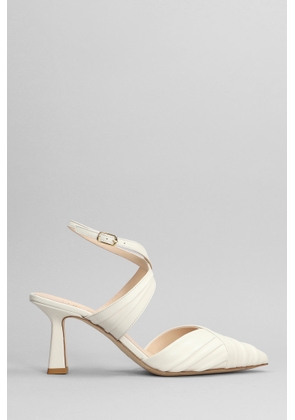 The Seller Pumps In White Leather